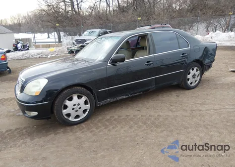 2003 Lexus Ls 430 z USA, uszkodzony, nr VIN JTHBN30F930094625